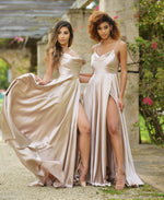 Load image into Gallery viewer, Long Sleeve Bridesmaids Dress | Bridesmaids Dress | DOYIN LONDON

