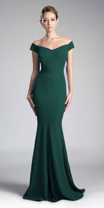 Load image into Gallery viewer, Off-the-Shoulder Sweetheart neckline Bridesmaids Evening Maxi Dress 1
