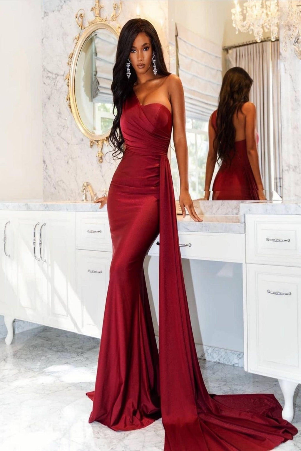 Burgundy Bridesmaids Dress | Burgundy Maxi Dress