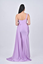 Load image into Gallery viewer, Women&#39;s Maxi Dress | One Shoulder Maxi Dress | DOYIN LONDON
