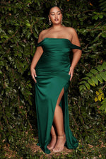 Load image into Gallery viewer, Satin Bridesmaid Dress | Satin Maxi Dress | DOYIN LONDON

