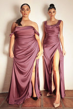 Load image into Gallery viewer, The AVERY Dress - Mauve Rose Pink - DOYIN LONDON
