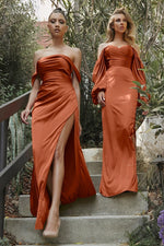 Load image into Gallery viewer, The AVERY Dress - Rust/Burnt Orange - DOYIN LONDON

