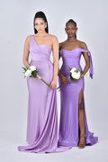 Purple Bridesmaids Dress | Purple Maxi Dress | DOYIN LONDON