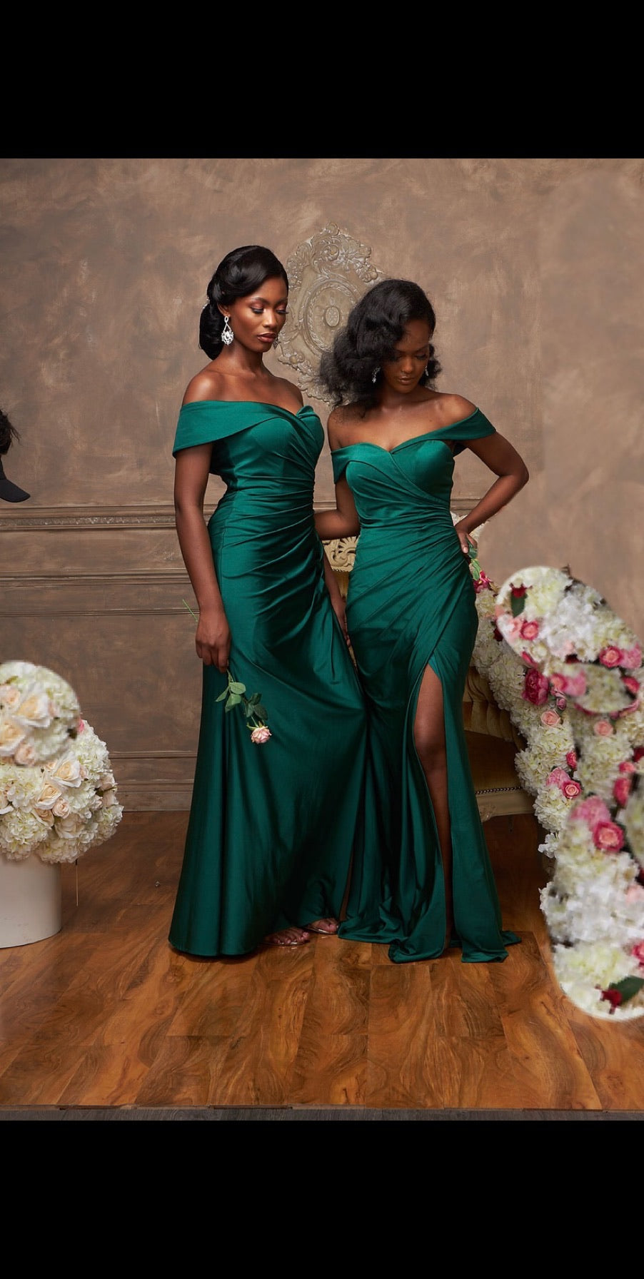 The PROMISE Dress - Emerald Green - DOYIN LONDON