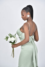 Load image into Gallery viewer, The FIONA Dress - Sage Green - DOYIN LONDON
