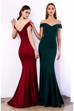 Load image into Gallery viewer, Off-the-Shoulder Sweetheart neckline Bridesmaids Evening Maxi Dress 3
