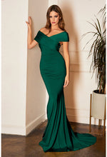 Load image into Gallery viewer, The KHLOE Dress - Emerald Green - DOYIN LONDON
