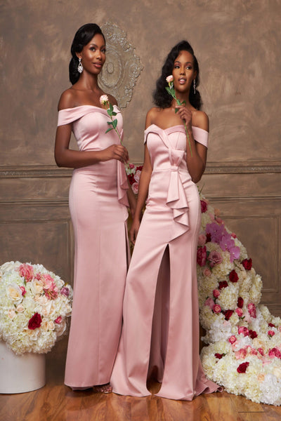 Lana Blush Pink Bridesmaid Dresses by Dressology